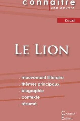 Cover of Fiche de lecture Le Lion de Joseph Kessel (Analyse litteraire de reference et resume complet)