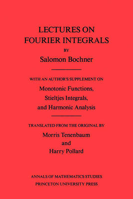 Cover of Lectures on Fourier Integrals. (AM-42)