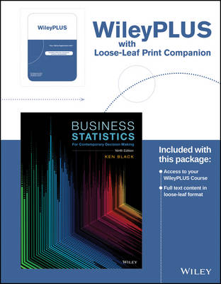 Book cover for Business Statistics: For Contemporary Decision Making, 9th Edition Wileyplus Registration Card + Loose-Leaf Print Companion