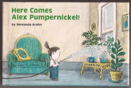 Book cover for Here Comes Alex Pumpernickel!