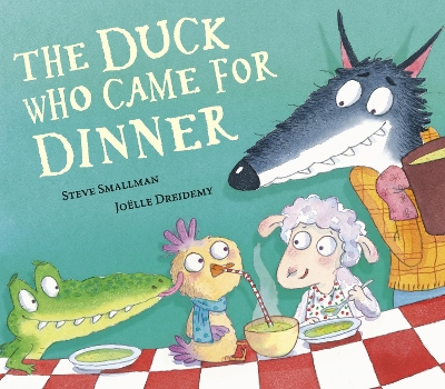 Book cover for The Duck Who Came for Dinner