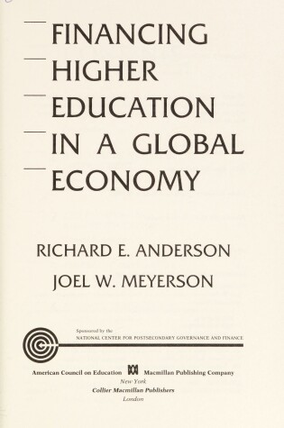 Cover of Financing Higher Education in a Global Economy