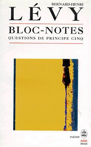 Book cover for Bloc-Notes Questions de Principe Cinq