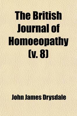 Book cover for The British Journal of Homoeopathy (Volume 8)