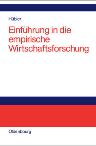 Cover of Einführung in die empirische Wirtschaftsforschung