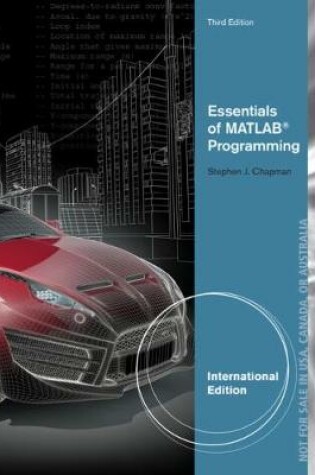 Cover of Essentials of MATLAB� Programming, International Edition