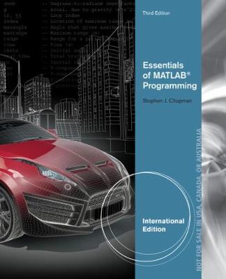 Book cover for Essentials of MATLAB� Programming, International Edition