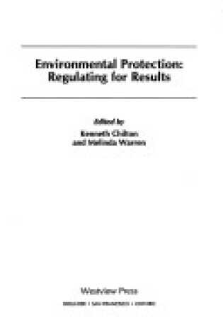 Cover of Environmental Protection