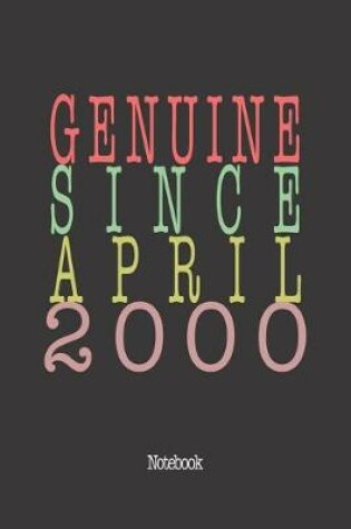 Cover of Genuine Since April 2000