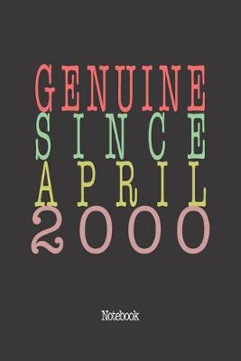 Book cover for Genuine Since April 2000