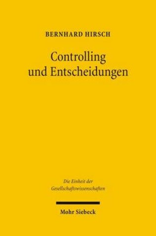 Cover of Controlling Und Entscheidungen