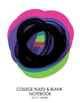 Cover of Half College Ruled & Half Blank Notebook