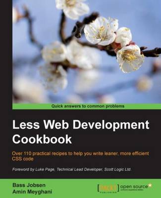 Book cover for Less Web Development Cookbook