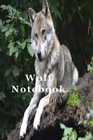 Cover of Wolf Theme Notebook