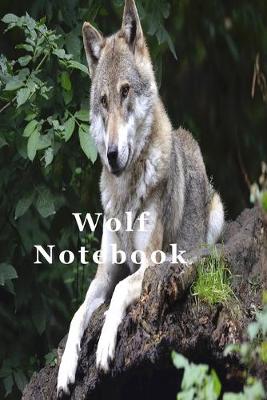 Book cover for Wolf Theme Notebook