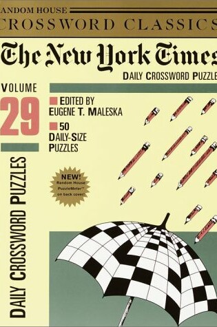 Cover of New York Times Daily Crossword 29