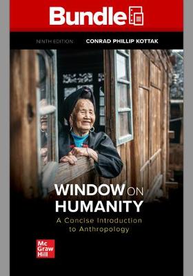 Book cover for Gen Combo Looseleaf Window on Humanity; Connect Access Card