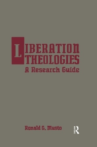 Cover of Liberation Theologies