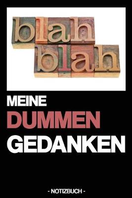 Book cover for Meine Dummen Gedanken