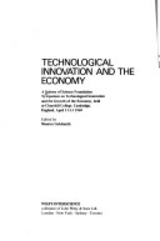 Cover of Technological Innovation and the Economy