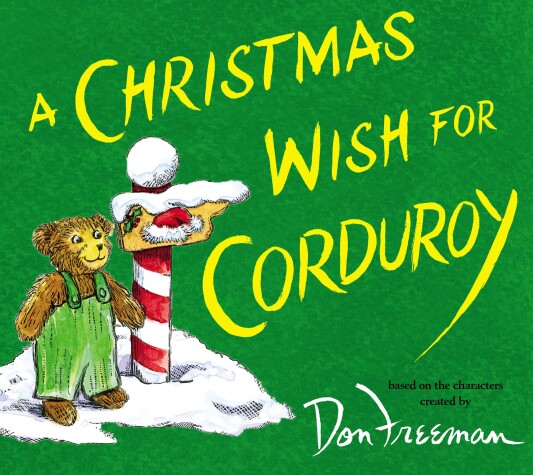 Book cover for A Christmas Wish for Corduroy