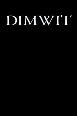Book cover for Dimwit