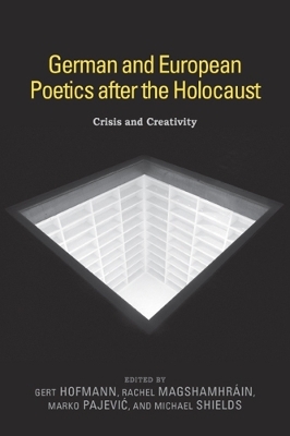 Book cover for German and European Poetics after the Holocaust