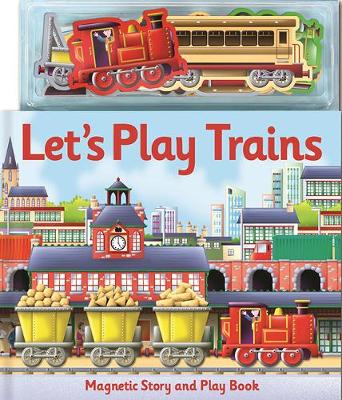 Book cover for Magnetic Let's Play Trains