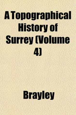 Cover of A Topographical History of Surrey; The Geological Section by Gedeon Mantell