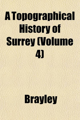 Book cover for A Topographical History of Surrey; The Geological Section by Gedeon Mantell