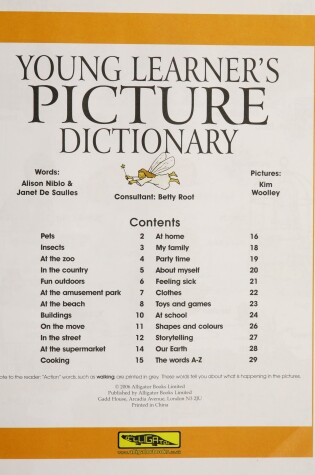 Cover of Picture Dictionary