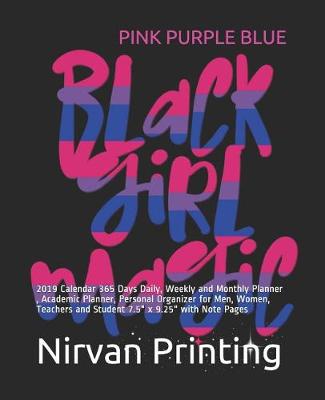 Book cover for Black Girl Magic - Pink Purple Blue