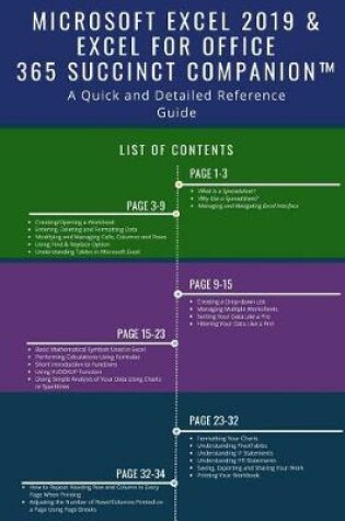 Cover of Microsoft Excel 2019 & Excel for Office 365 Succinct Companion(TM)