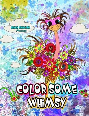 Book cover for Color Some Whimsy Coloring Book
