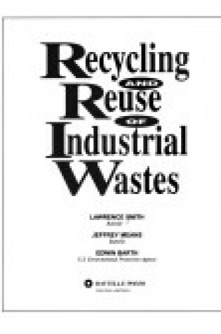 Cover of Recycling & Reuse of Industrial Wastes