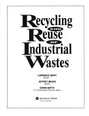 Book cover for Recycling & Reuse of Industrial Wastes