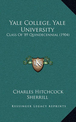 Book cover for Yale College, Yale University
