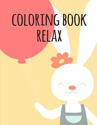 Book cover for coloring book relax