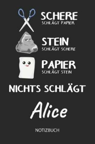 Cover of Nichts schlagt - Alice - Notizbuch