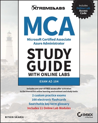 Book cover for MCA Microsoft Certified Associate Azure Administrator Study Guide with Online Labs: Exam AZ-104