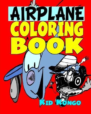 Book cover for Airplane Coloring Book