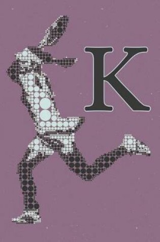 Cover of K Monogram Initial Tennis Journal