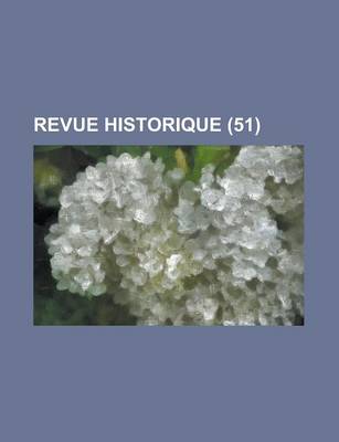 Book cover for Revue Historique (51 )