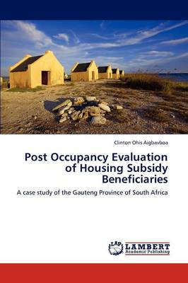 Book cover for Post Occupancy Evaluation of Housing Subsidy Beneficiaries