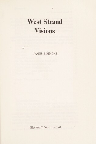 Cover of West Strand Visions