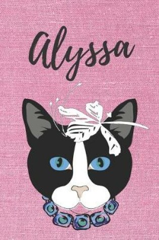 Cover of Alyssa Katzen-Notizbuch / Malbuch / Tagebuch