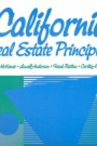 Cover of California Real Estate Princip