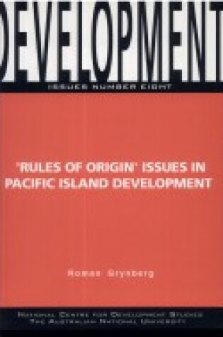 Cover of Rules of Origin