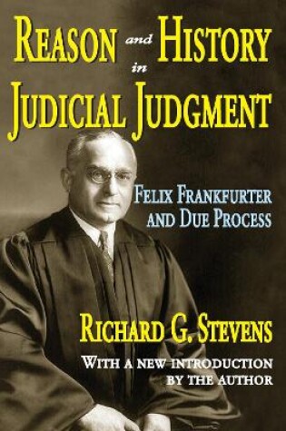 Cover of Reason and History in Judicial Judgment