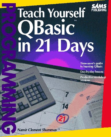 Book cover for Sams Teach Yourself QBasic in 21 Days